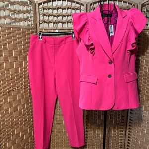 Women's Pink Pant Suit